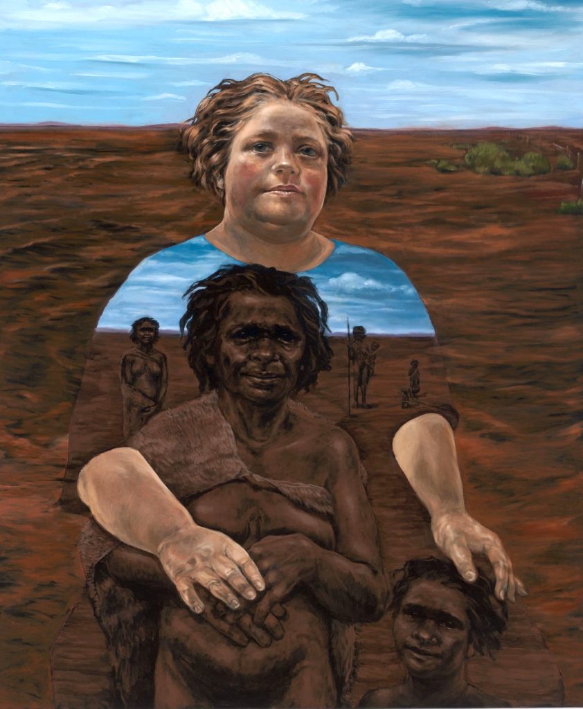 Julie Dowling, Badimaya people, "Self-portrait: in our country", 2002, National Gallery of Australia, Kamberri/Canberra, purchased 2002 © Julie Dowling/Copyright Agency, 2022.